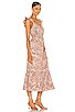 view 2 of 3 Sophia Midi Dress in Marled Print