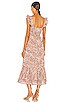 view 3 of 3 Sophia Midi Dress in Marled Print