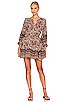 view 1 of 3 Reign Mini Dress in Laurel Block Print