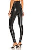 Perfect Control Faux Leather Legging, view 3, click to view large image.