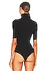 view 4 of 5 Ballet Shortsleeve Turtleneck Bodysuit in Black
