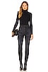 view 4 of 4 Butter Long Sleeve Cropped Turtleneck in Black