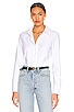 view 1 of 5 Classic Button Down Bodysuit in White