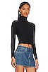 view 2 of 4 Butter Long Sleeve Turtleneck Top in Black