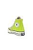 view 3 of 6 Chuck 70 Recycled Canvas Sneaker in Lime Twist, Egret, & Black