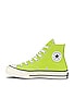 view 5 of 6 Chuck 70 Recycled Canvas Sneaker in Lime Twist, Egret, & Black