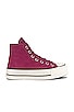 view 1 of 6 Chuck Taylor All Star Lined Platform Sneaker in Shadowberry, Black, & Egret