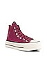 view 2 of 6 Chuck Taylor All Star Lined Platform Sneaker in Shadowberry, Black, & Egret