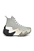 view 1 of 6 Run Star Motion Ombre Platform Sneaker in Slate Sage & Light Silver