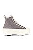 view 1 of 6 Run Star Hike Sherpa Lined Sneaker in Vapor Mauve, Egret, Violet Ore