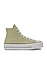 view 1 of 6 Chuck Taylor All Star Lift Sneaker in Olive Aura, White, & Black