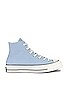view 1 of 6 Chuck 70 No Waste Canvas Sneaker in Light Armory Blue, Egret, & Black