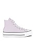 view 1 of 6 Chuck Taylor All Star Lift Canvas Sneaker in Pale Amethyst, White, & Black