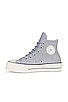 view 5 of 6 Chuck Taylor All Star Lift Cozy Utility Sneaker in Gravel, Iron Grey, & Egret