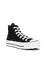 view 2 of 6 CHUCK TAYLOR ALL STAR LIFT HI スニーカー in Black & White