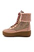 view 5 of 6 Tyler Fold Over Fur Boot in Oat & Pale Blush