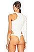 view 5 of 6 Vegan Leather Top in White
