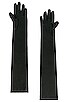 view 3 of 3 Leather Gloves in Black