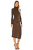 view 3 of 4 Benita Midi Dress in Brown