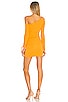 view 3 of 3 Lena Mini Dress in Tangerine Orange
