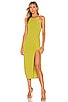 view 1 of 3 Shelly Midi Dress in Yellow Green