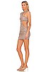 view 3 of 4 Ganya Mini Dress in Brown Houndstooth