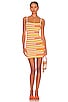 view 1 of 3 Rhea Open Stitch Mini Dress in Rainbow