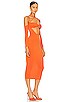 view 2 of 3 Harmony Midi Dress in Sunset Orange