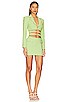 view 2 of 3 Ivy Mini Dress in Celery Green
