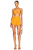 view 4 of 4 HATTIE ショートパンツ in Orange Citrus