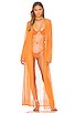 view 1 of 4 Nikki Robe in Rustic Orange