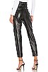 view 4 of 5 Cady Leather Pant in Black