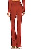 view 3 of 4 ELODIE 바지 in Dark Red