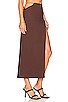 view 2 of 5 Holly Midi Skirt in Chocolate Brown
