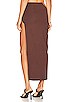 view 4 of 5 Holly Midi Skirt in Chocolate Brown