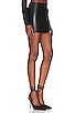 view 3 of 6 Dana Mini Leather Skirt in Black