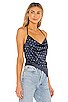 view 2 of 4 Pauleta Top in Navy Polka Dot in Navy Polka Dot