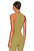 view 3 of 4 Artemis Lace Up Knit Top in Rosemary Green