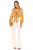 view 4 of 4 MARCIA 탑 in Gold Tropical