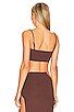 view 4 of 5 Holly Bralette in Chocolate Brown