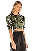 view 3 of 6 GISELLE トップ in Olive Green