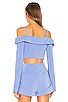 view 3 of 4 Paulina Top in Periwinkle Blue