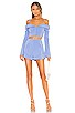 view 4 of 4 Paulina Top in Periwinkle Blue
