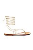 view 1 of 5 Lola Lace Up Sandal in Gold