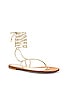 view 2 of 5 Lola Lace Up Sandal in Gold