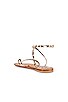 view 3 of 5 Arzachena Sandal in Beige Python