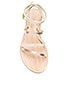 view 4 of 5 Lipari Sandal in White Suede & Metallic