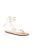 view 2 of 5 Ermi Lace Up Sandal in Marbled Gold