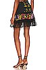 view 3 of 4 Eibis Short Skirt in Garden Black Print