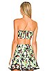 view 3 of 4 AMY クロップトップ in Black Barbary Print